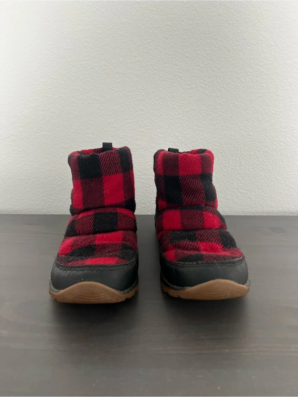 Sorel Plaid Slip-On Boots
